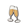 Jibbitz Champagne Cheers