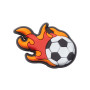 Jibbitz Soccerball On Fire
