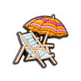 Jibbitz Beach Chair and Umbrella