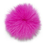 Jibbitz Neon Mini Pink Puff Ball 
