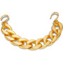 GOLD CUBAN STRAP CHAIN - SIN COLOR