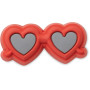 Jibbitz Red Heart Sunglasses