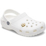 Jibbitz Gold and White Floral 