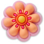 Jibbitz Tiny Orange and Pink Flower