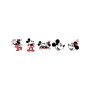 Jibbitz Mickey and Minnie PVC 5 Pack 