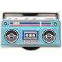 Jibbitz Blue Boom Box 