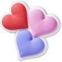 Jibbitz Pride Heart Trio