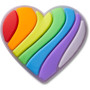 Jibbitz Pride Rainbow Heart