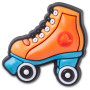 Jibbitz Orange Roller Skate
