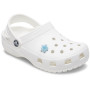Jibbitz Expressive Floral Light Blue