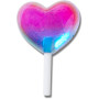 Jibbitz Jelly Heart Lollipop