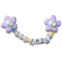 Jibbitz Purple Meta Flower Chain