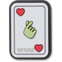 Jibbitz Heart Card
