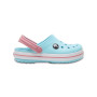 Crocband Clog Ice Blue/White Niños