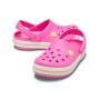 Crocband Clog Electric Pink/Cantaloupe Niños