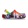Classic Tie Dye Graphic Clog Multi Niños