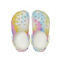 Classic Tie Dye Graphic Clog White/Multi Niños