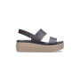 Brooklyn Low Wedge Black/Mushroom Mujer