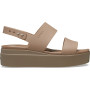 Sandalias Brooklyn Low Wedge Latte/Mushroom Mujer