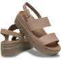 Sandalias Brooklyn Low Wedge Latte/Mushroom Mujer