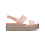 Brooklyn Low Wedge Pale Blush/Mushroom Mujer