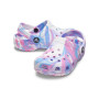 Classic Marbled Clog T White/Pink Niños
