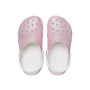 Classic Glitter Clog K White/Rainbow Niños