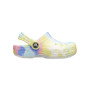 Classic Tie Dye Graphic Clog T White/Multi Niños