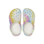 Classic Tie Dye Graphic Clog T White/Multi Niños