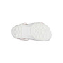Classic Food Print Clog White Niños