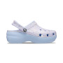 Classic Platform Glitter Clog Blue Calcite/Multi Mujer