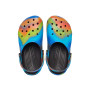 Classic Spray Dye Clog K Black/Multi Niños