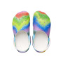Classic Spray Dye Clog K White/Multi Niños