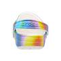 Classic Spray Dye Clog K White/Multi Niños