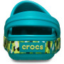 Crocband Glow Confetti Turbo Teal/Multi Ni os
