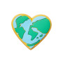 Jibbitz Earth Heart