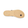 Tulum Toe Post Sandal Black/Tan Mujer