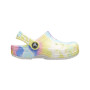 Classic Tie Dye Graphic Clog K White/Multi Niños