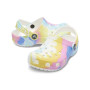 Classic Tie Dye Graphic Clog K White/Multi Niños