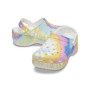 Classic Platform Tie Dye Graphic Clog White/Multi Unisex