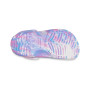 Classic Marbled Clog K White/Pink Niños