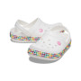 Crocband Gem Band Clog K White Niños