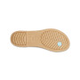 Tulum Toe Post Sandal Pure Water/Tan Mujer