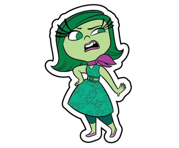 Jibbitz Pixar Inside Out Disgust