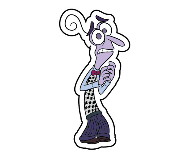Jibbitz Pixar Inside Out Fear