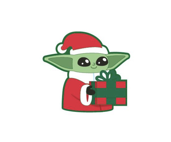 Jibbitz Grogu Santa Hat