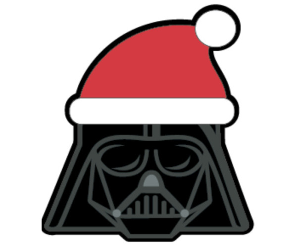 Jibbitz Darth Vader Santa Hat