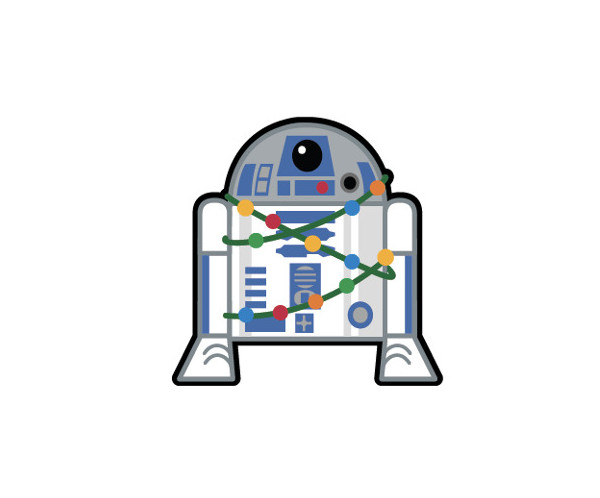 Jibbitz R2D2 Christmas